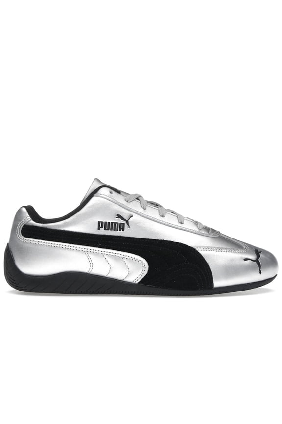 Men's Speedcat Metallic Silver Black Shoes, from StockX