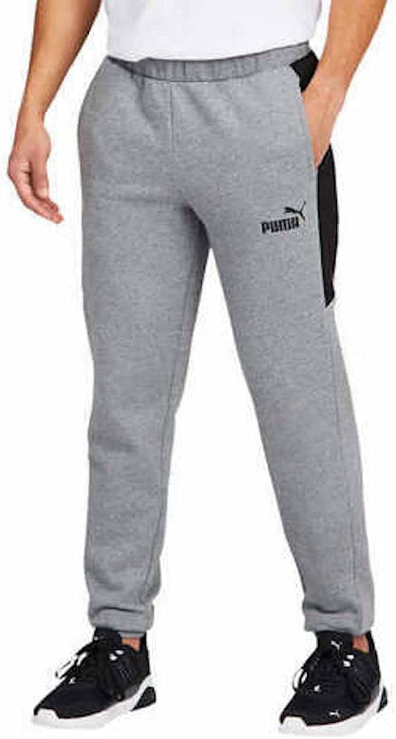 Buy Puma Womens Essentials Small Logo Fleece Pants Light Grey Heather