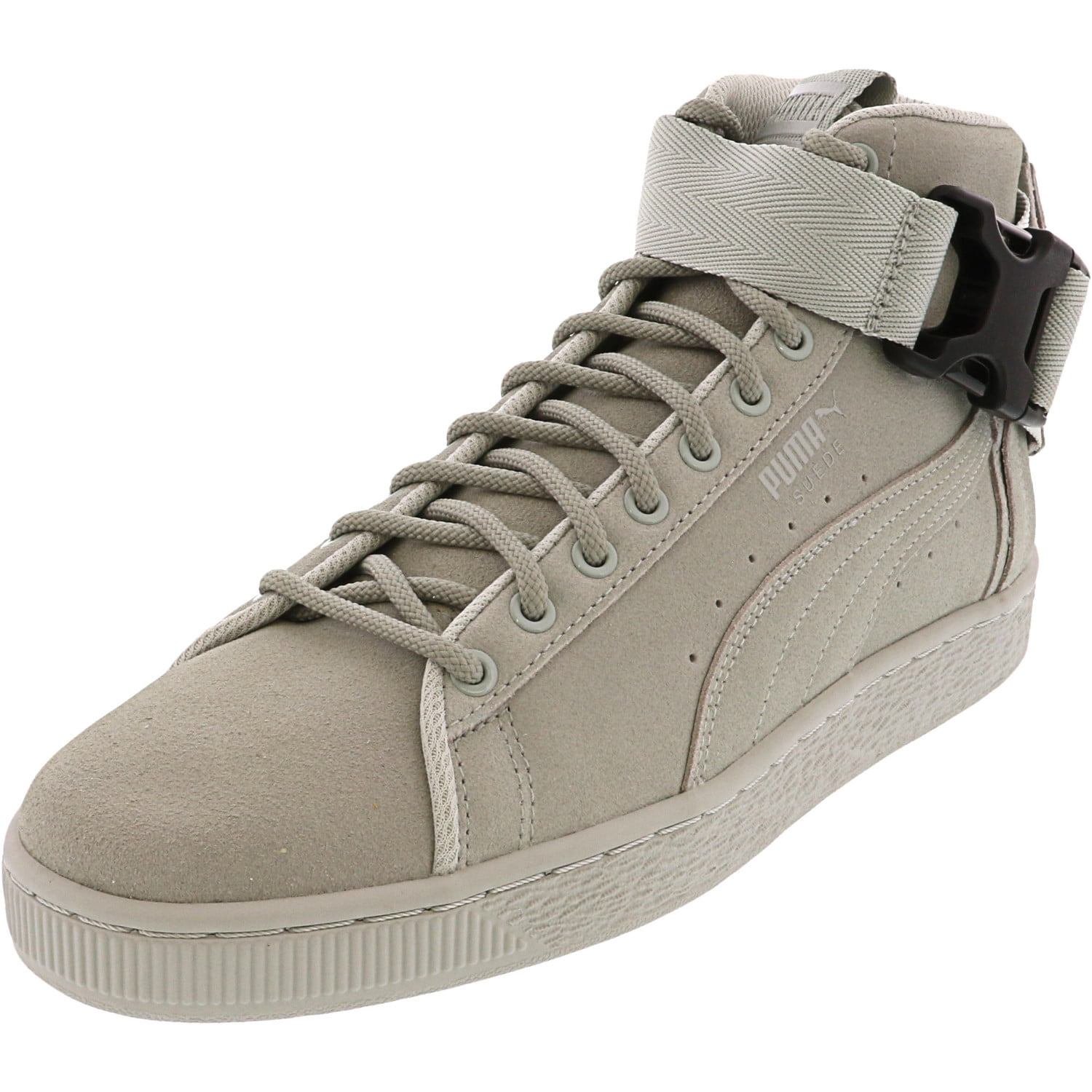 Puma suede cheap high tops grey