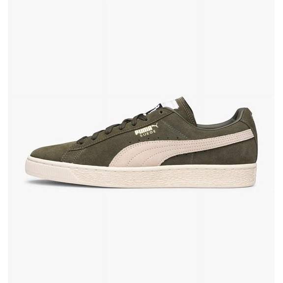 Mens Puma Suede Classic + Olive Green White 363242-27