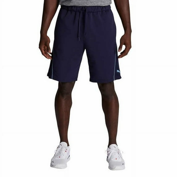 Puma Men's Workout Running Shorts - Gym Shorts for Men - Stretchlite Active Cotton Shorts for Men (Blue, M)
