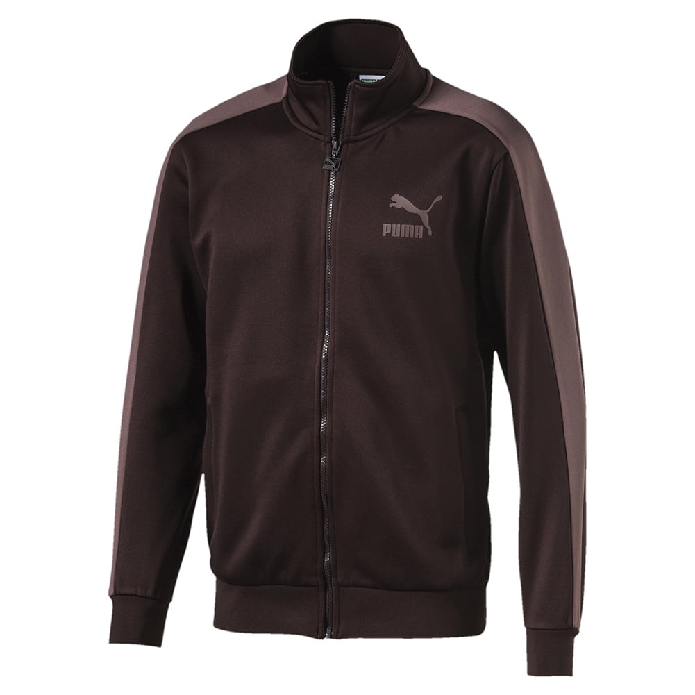 Puma Men s Zip Up Stadium Track Training Jacket Brown XL Walmart