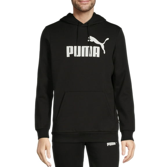 Puma Men's and Big Men's Fleece Logo Pullover Hoodie, Sizes S-XXL