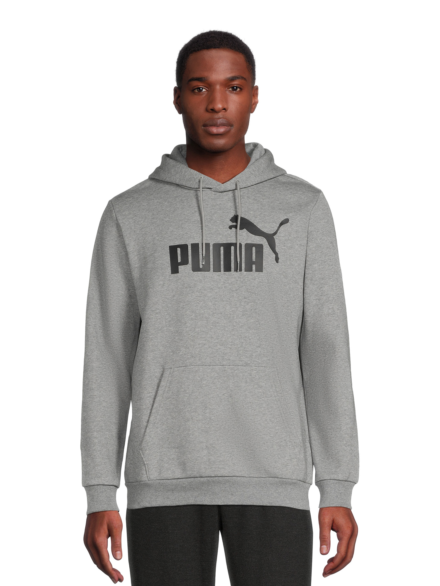 Puma Men's and Big Men's Fleece Logo Pullover Hoodie, Sizes S-XXL - image 1 of 5
