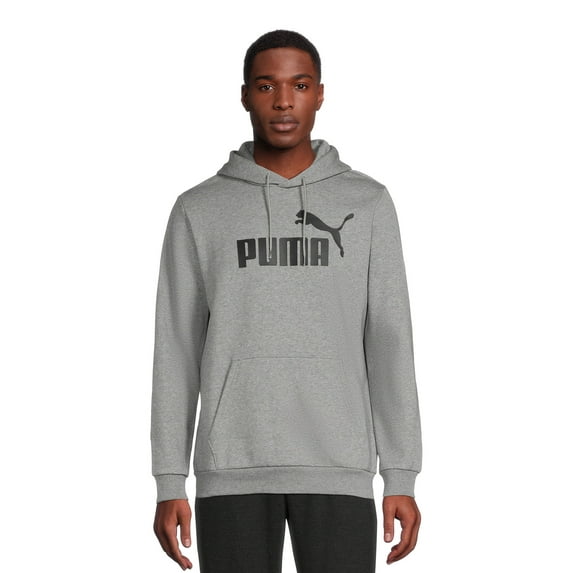 Puma Men's and Big Men's Fleece Logo Pullover Hoodie, Sizes S-XXL