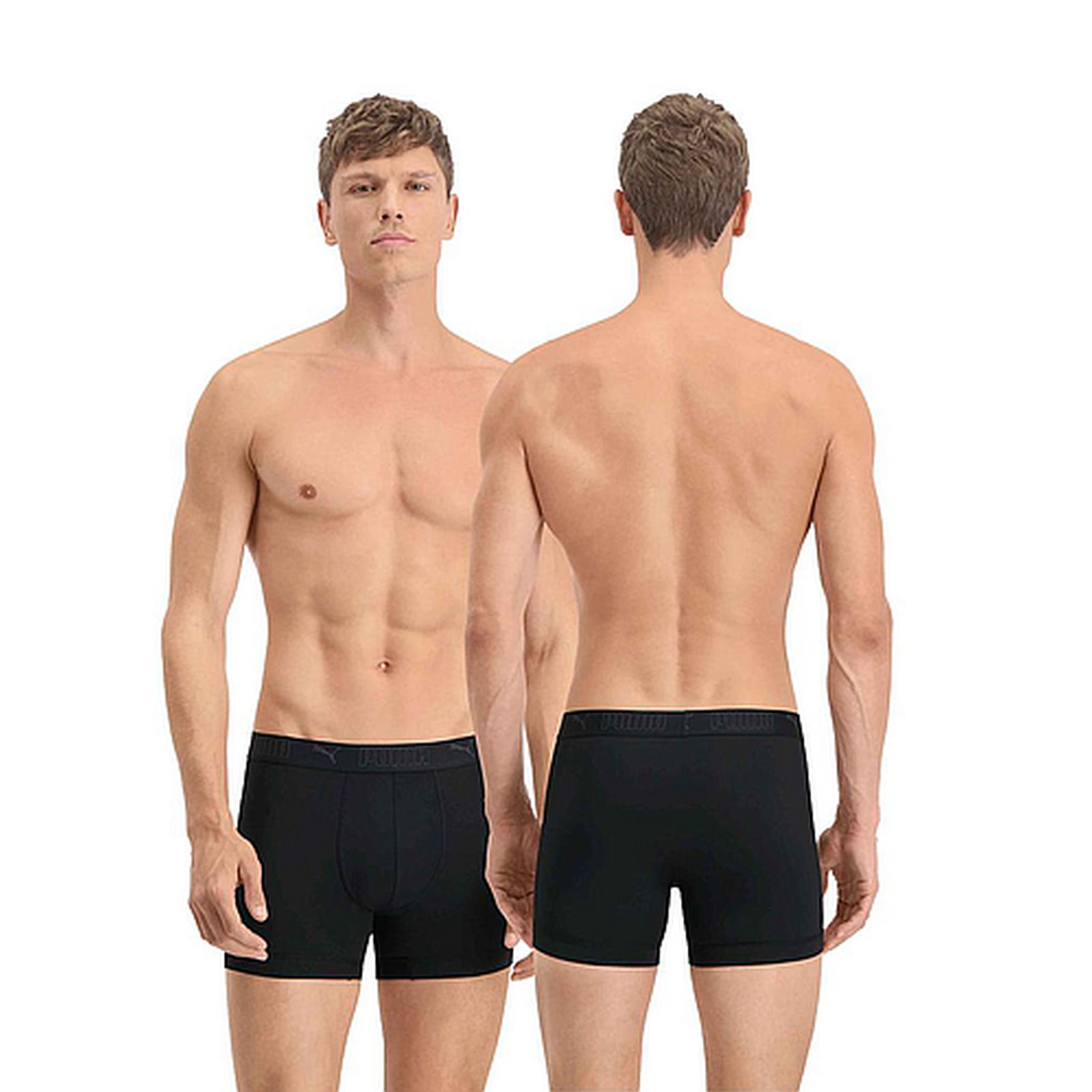 Puma Mens Active Boxer Shorts Pack of 2
