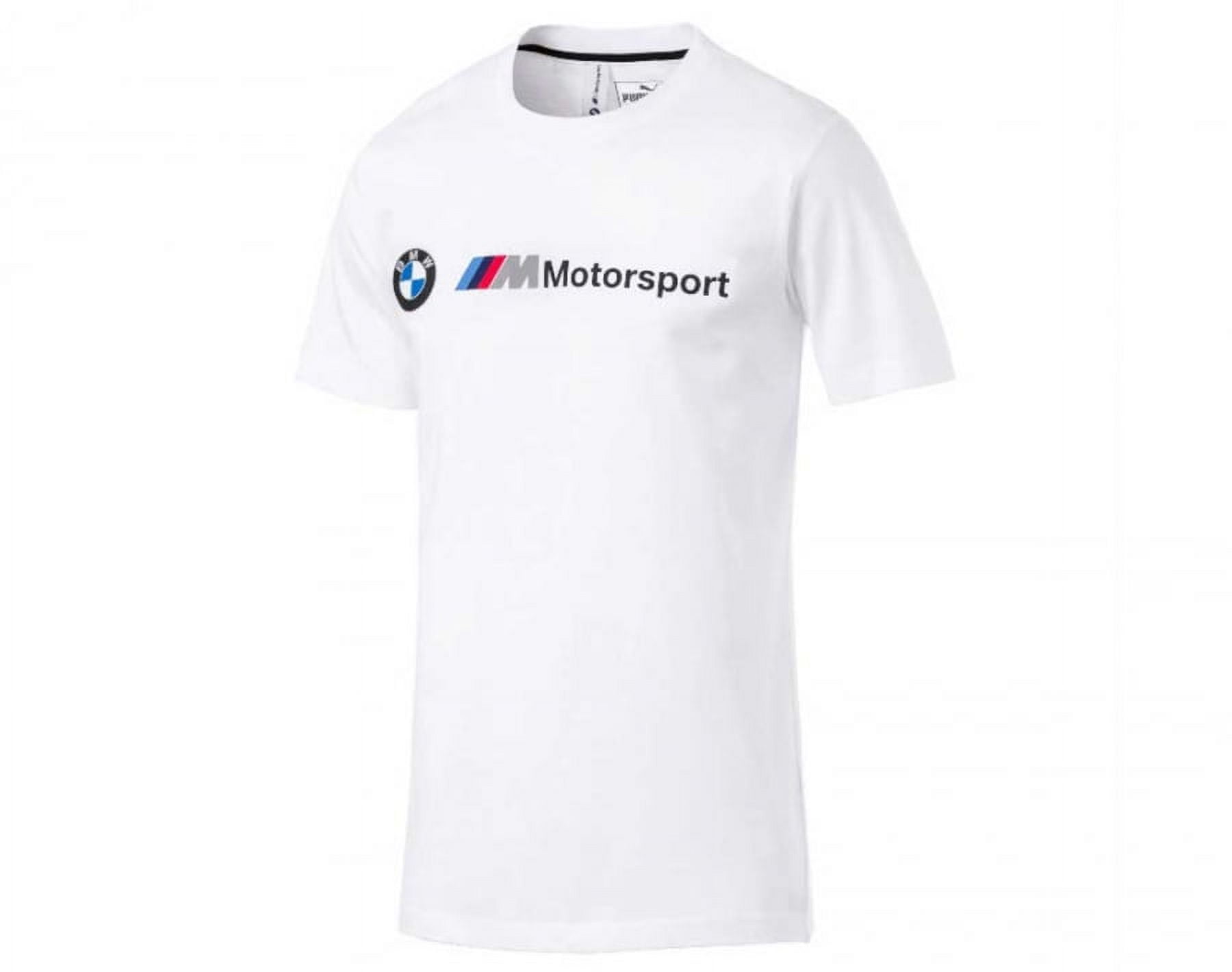 BMW M Motorsport Logo Men's T-Shirt, PUMA Black