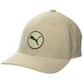 thumbnail image 1 of Puma Mens Circle Cat Tech Cap Snapback - 02534506 - Alabaster, 1 of 2