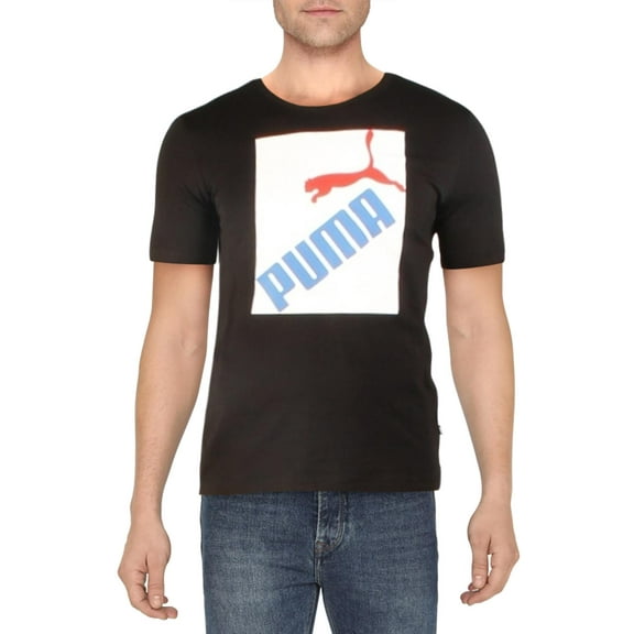 Puma Mens Cotton Logo Graphic T-Shirt