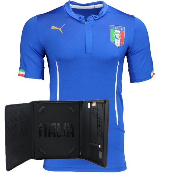 Puma Men's FIGC Italia AC TV Home Stadium Soccer Jersey, Team Power Blue, X-Large