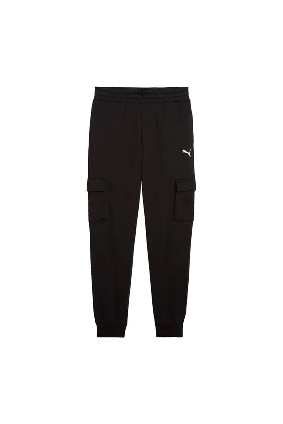 Mens Fleece Small Logo Cargo Pants