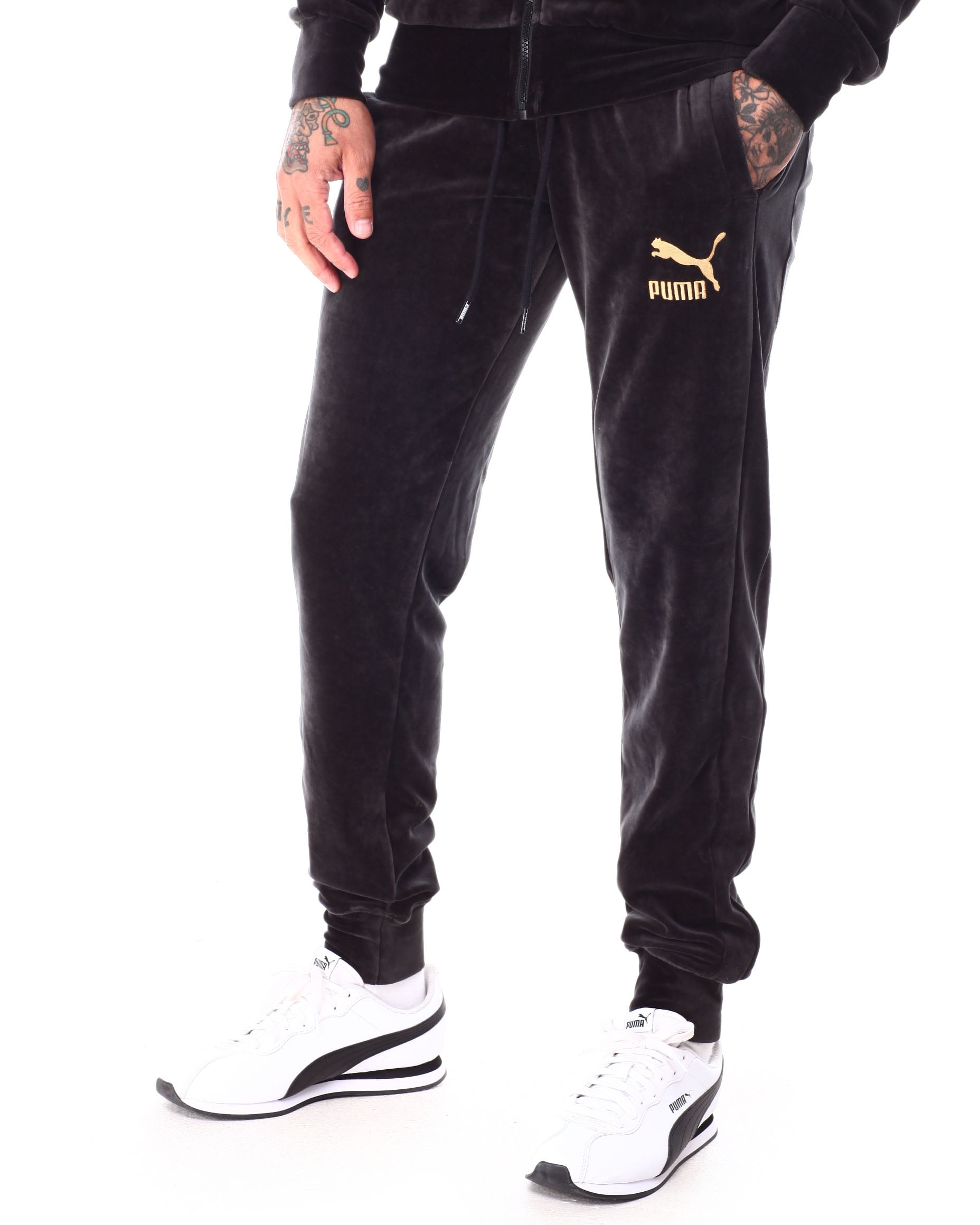 Puma velour joggers new arrivals