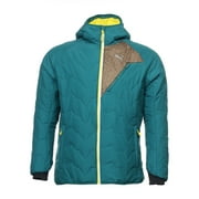 Puma Mens Hooded Puffer Primaloft Insulated Jacket Large, Storm