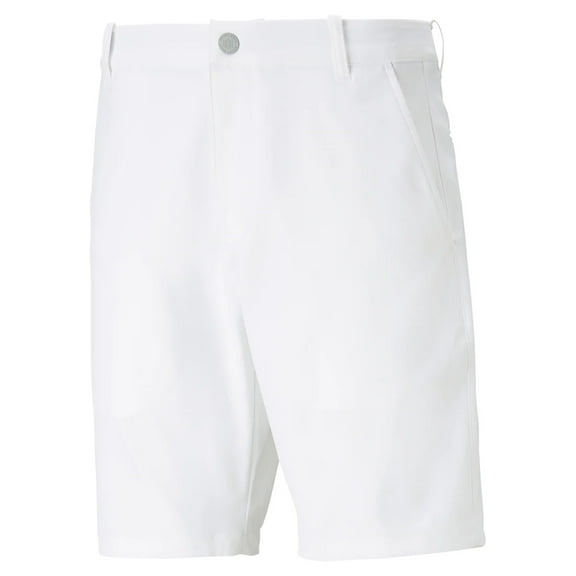 NEW Men's Puma Dealer 8 Golf Shorts White Glow Size 38