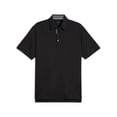 thumbnail image 1 of Puma Mens MATTR Brigade Golf Polo - 62447101 - Puma Black/Slate Sky - M, 1 of 2