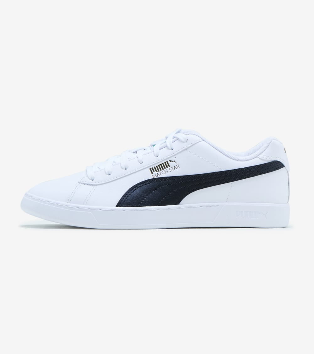 Puma Mens Match Star Trainer Sneaker WHT/B-8.5 - Walmart.com