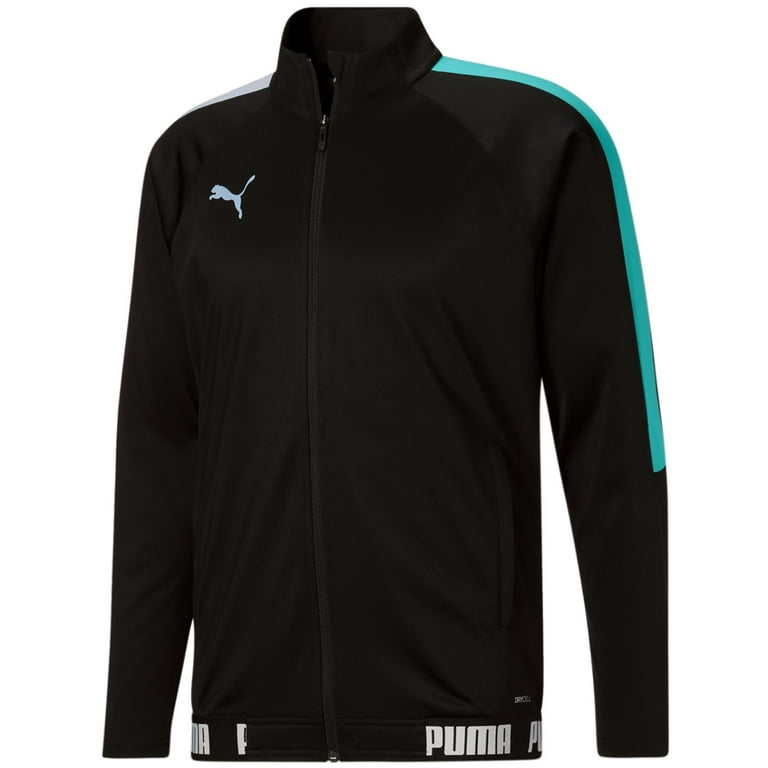 Puma Mens Moisture Wicking Full Zip Track Jacket Black S