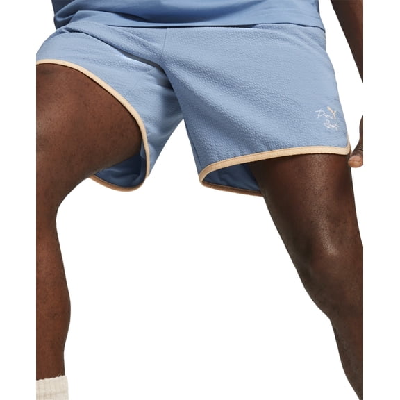 Puma Mens Regular fit Golf Shorts Large / 6.5 Blue Solid