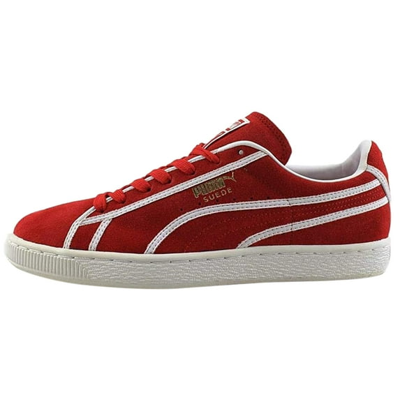 Puma Mens Suede Courtside Binding High Risk Red 11