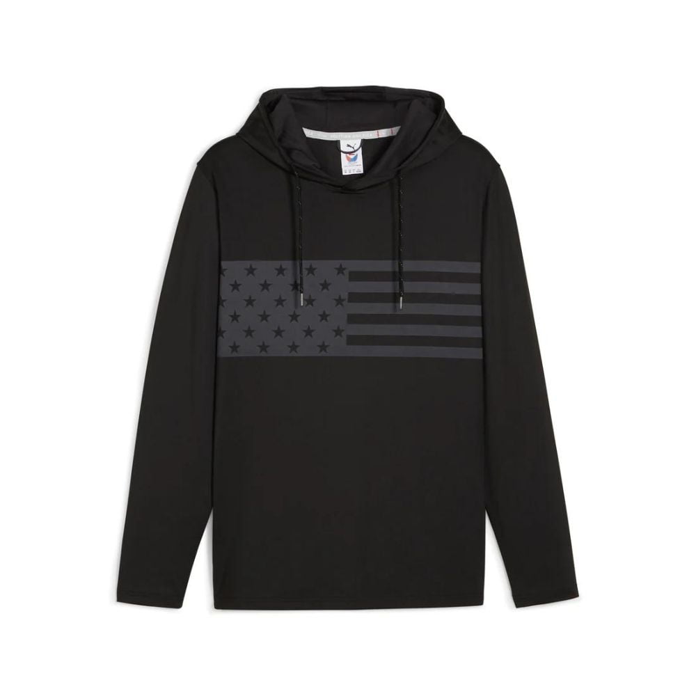 メンズウェア Puma Volition Stars & Bars Golf Hoodie M Puma Mens Volition Stars & Bars Golf Hoodie - 53747402 - Puma