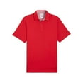 thumbnail image 1 of Puma Mens X Volition Flag Trim Polo - 62594202 - Strong Red - L, 1 of 2