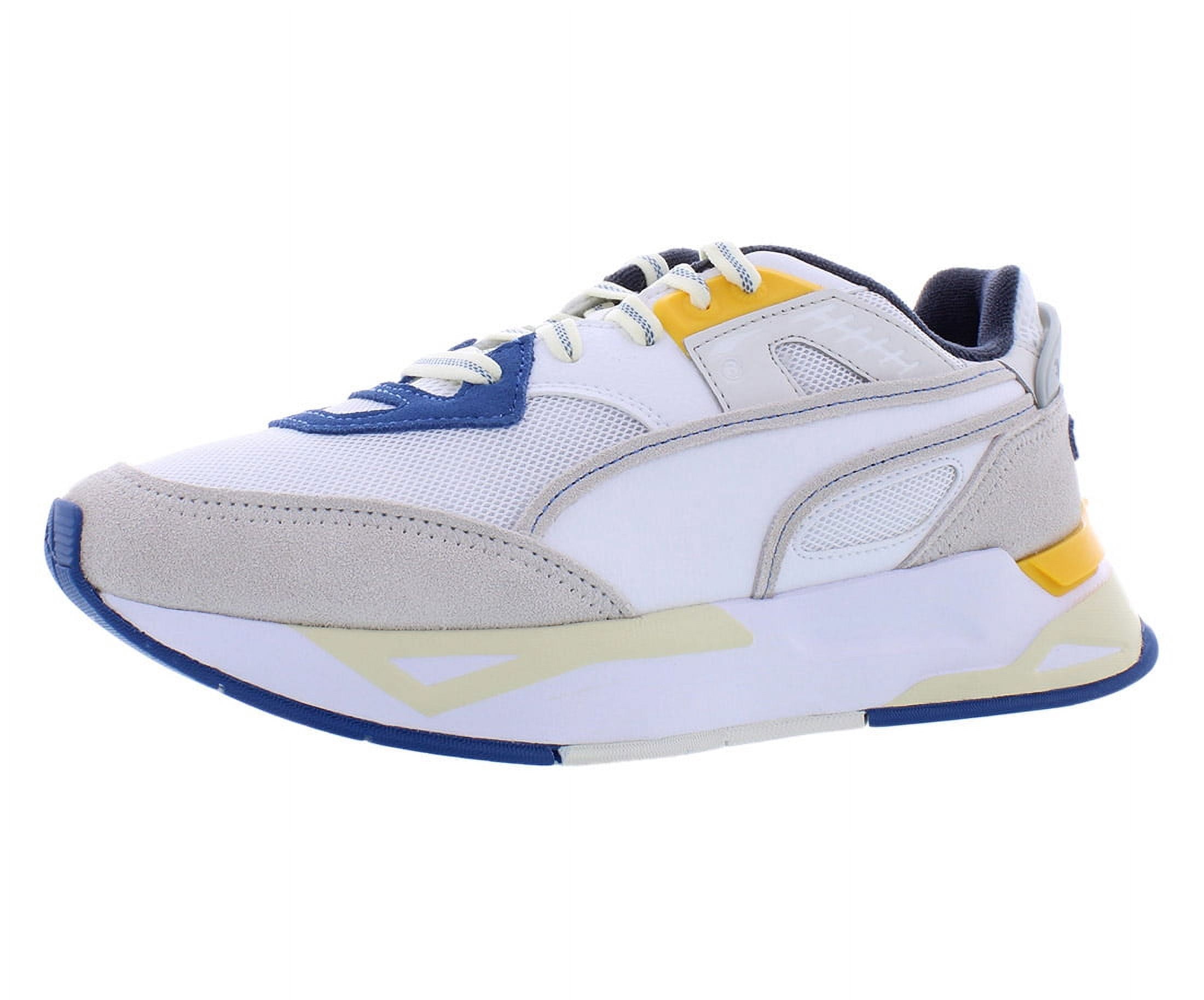 Mirage Sport Cut Out Mens Shoes Size 8.5, Color: White/Blue/Yellow