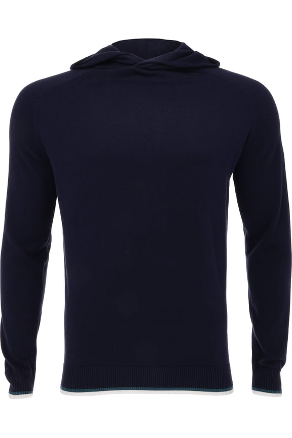 X AP Knit Hoodie Deep Navy Outerwear Men M
