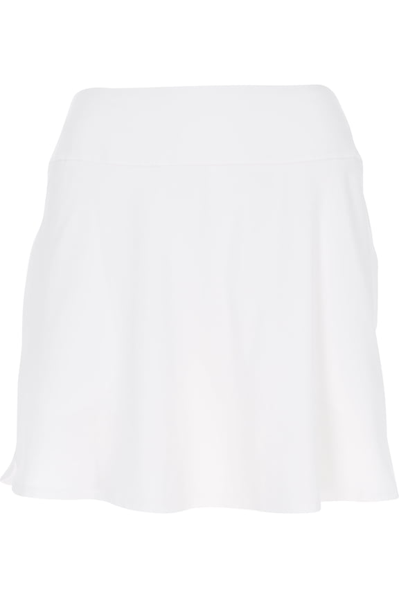 PWRSHAPE Solid Bright White Skort Women XL