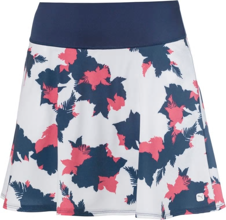 PWRShape Floral Dark Denim Skort Women XXS - Long
