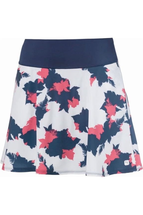 PWRShape Floral Dark Denim Skort Women XXS