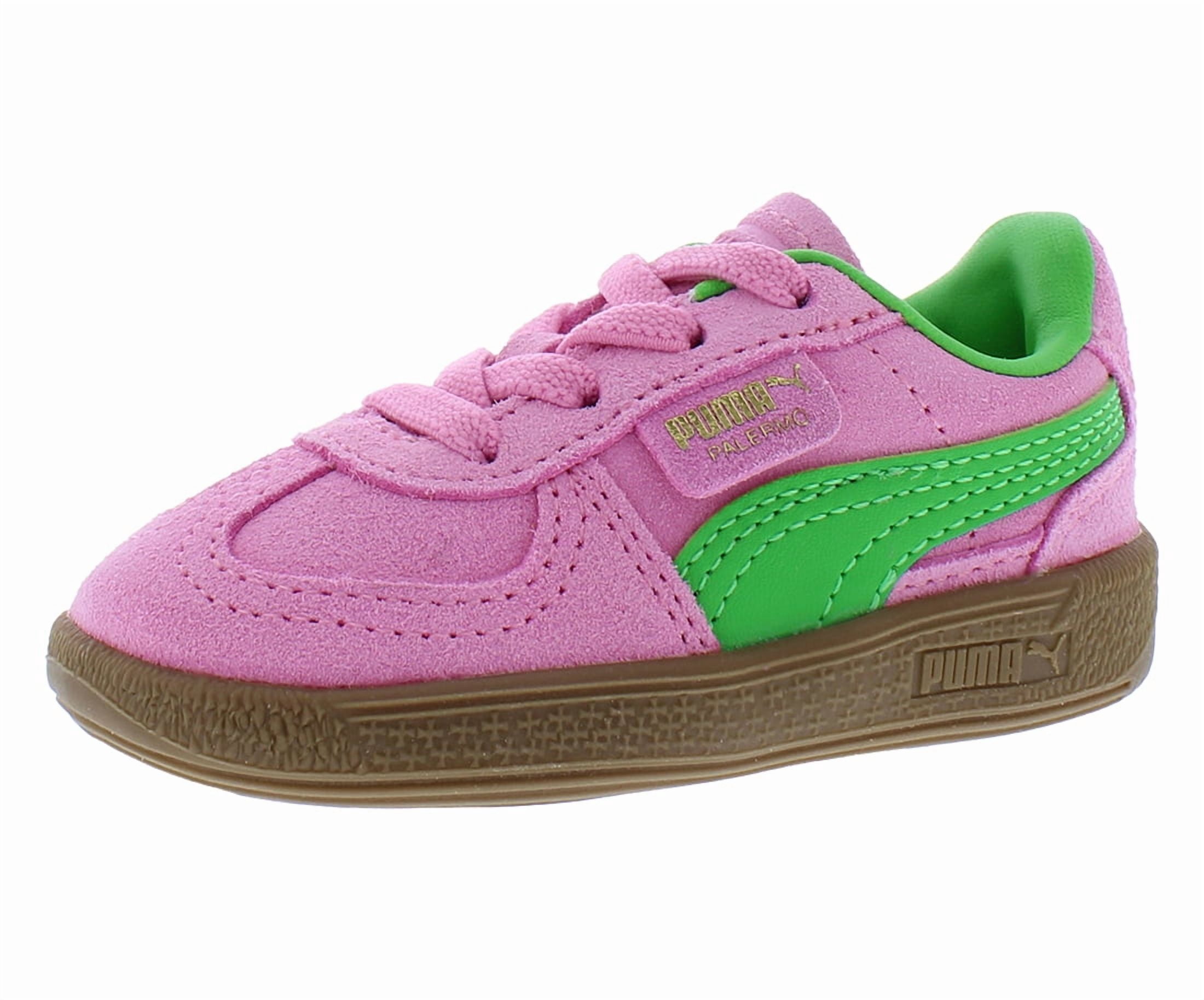 Palermo Special Alternate Closure Infant/Toddler Shoes Size 7, Color: Pink Delight/Puma Green/Gum