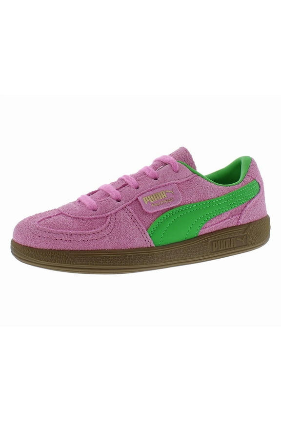 Palermo Special PS Girls Shoes Size 2, Color: Pink Delight/Puma Green/Gum