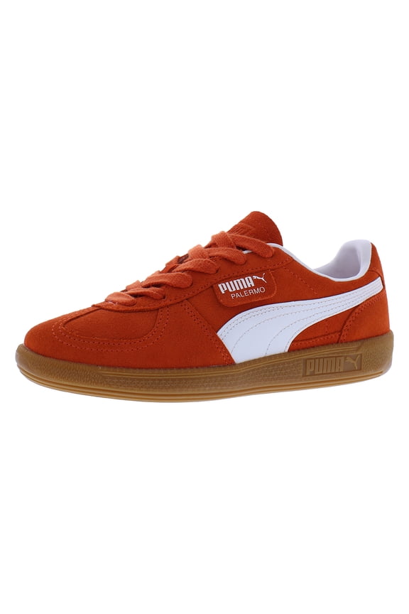Palermo Suede GS Girls Shoes Size 5, Color: Redmazing/White