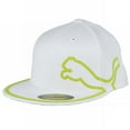 thumbnail image 1 of Puma Performance Monoline 210 Cap (White/Lime Green, S/M) Cobra Hat NEW, 1 of 3