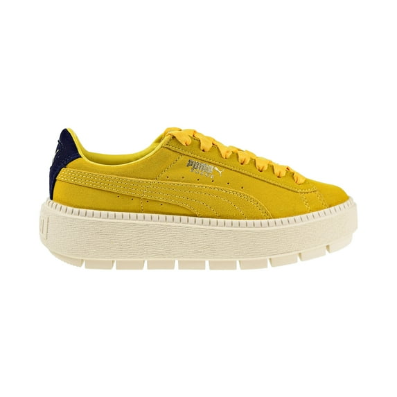Puma Platform Trace Bold Women's Shoes Lemon-Evening Blue 367066-03