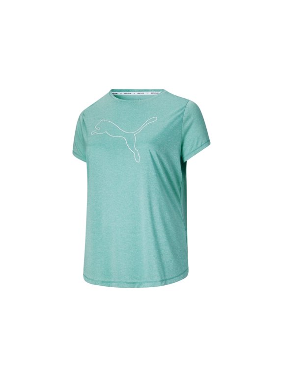 Plus Size Heather Logo T-Shirt Porcelain 1X