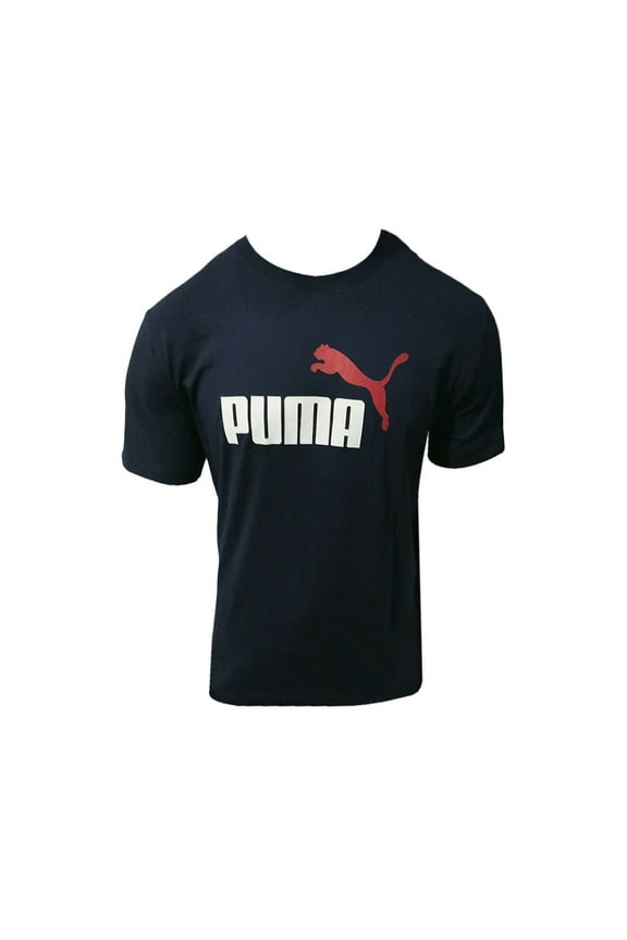 # Puma Smu Tee Mens Active Shirts & Tees Size S, Color: Black/Red