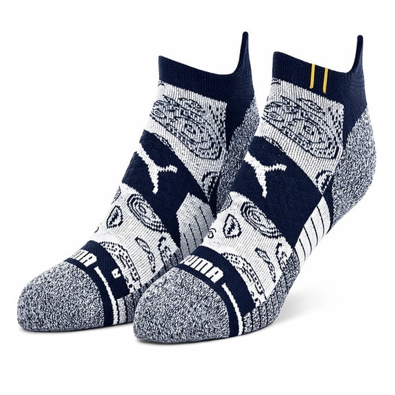 New Men's Puma Tech Single Tab Golf Sock Navy 6 - 8.5