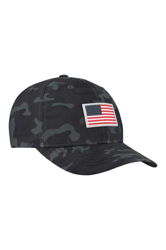 X Volition Camo 6 Panel Black Headwear Men Fits All