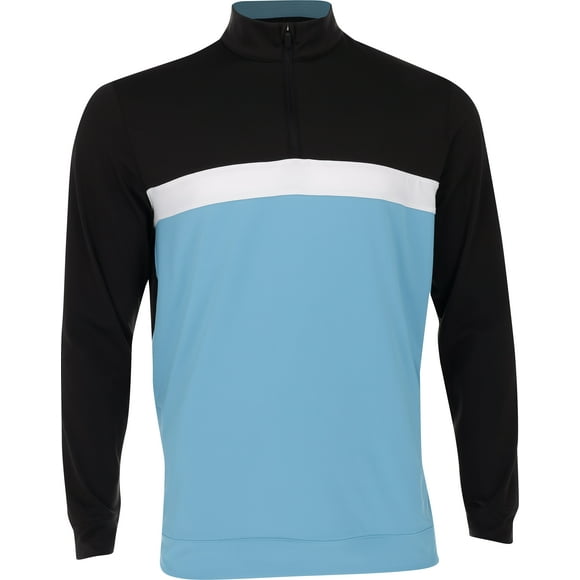 Puma Pure ColorBlock ? Zip Puma Black/Aqua Blue Outerwear Men XL