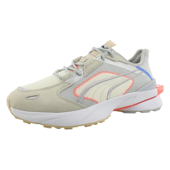 Puma Pwrframe Op-1 Cyber Mens Shoes Size 10.5, Color: Highrise-Vaporous Gray-White