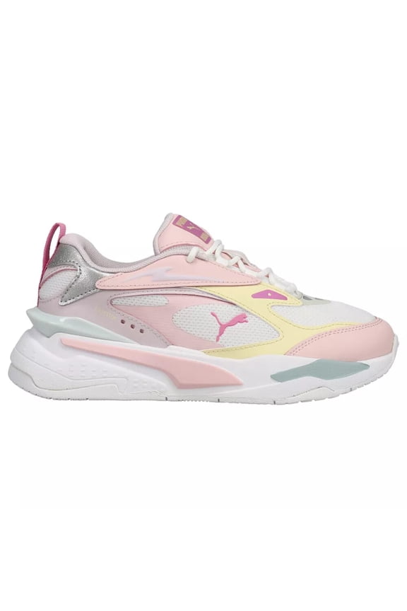 RS-Fast Limits Shiny Jr White-Chalk Pink-Flower  387756-01 Grade-School Size 7
