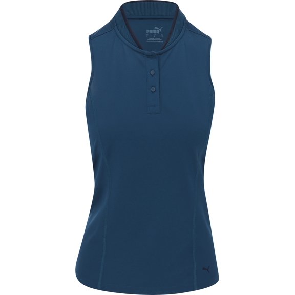 Puma Range Sleeveless Pique Ocean Tropic Shirt Women XL
