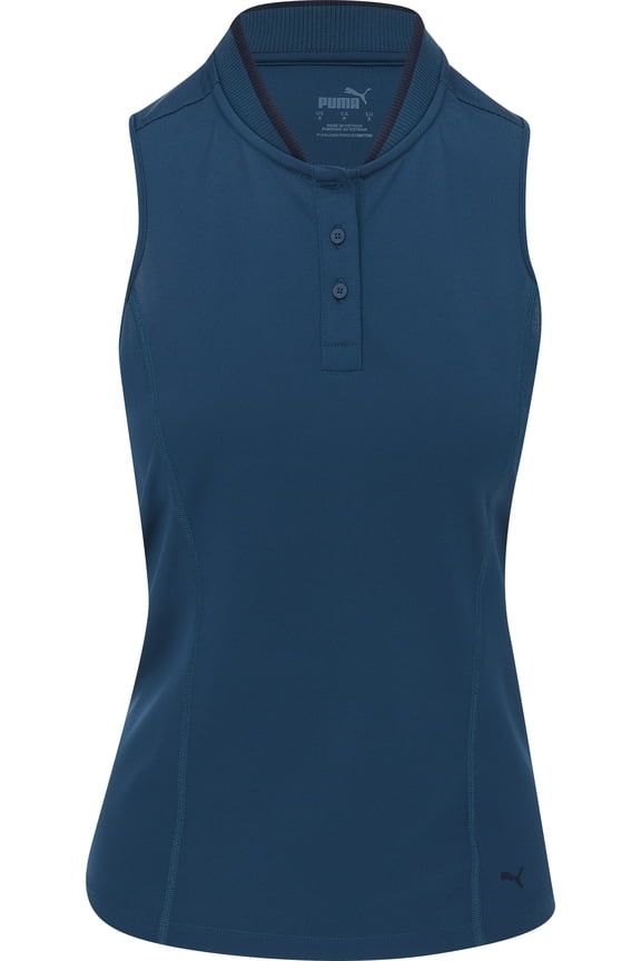 Range Sleeveless Pique Ocean Tropic Shirt Women XL