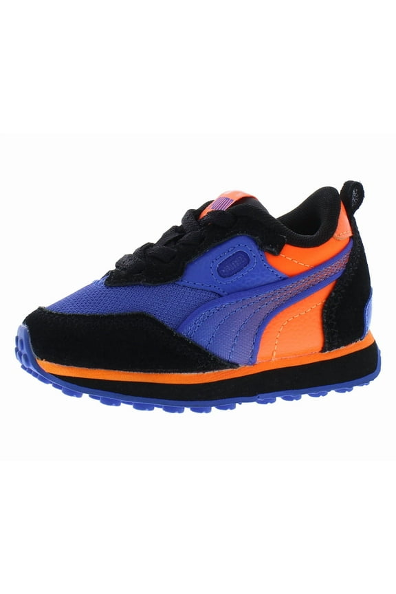 Rider Future Vintage Dartfrog Alternate Closure Infant/Toddler Shoes Size 8, Color: Sapphire/Puma Black/Orange