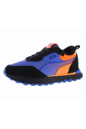 Rider Future Vintage Dartfrog PS Boys Shoes Size 3, Color: Sapphire/Black/Ultra Orange