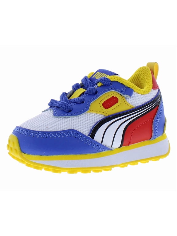 Rider Future Vintage Primary Alternate Closure Infant/Toddler Shoes Size 6, Color: White/Royal Sapphire/Black