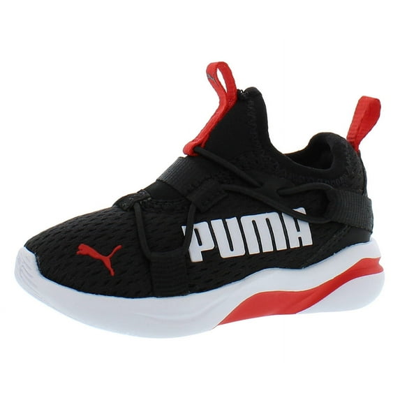 Puma Rift Pop Slip On Infant/Toddler Shoes Size 5, Color: Puma Black/High Risk Red