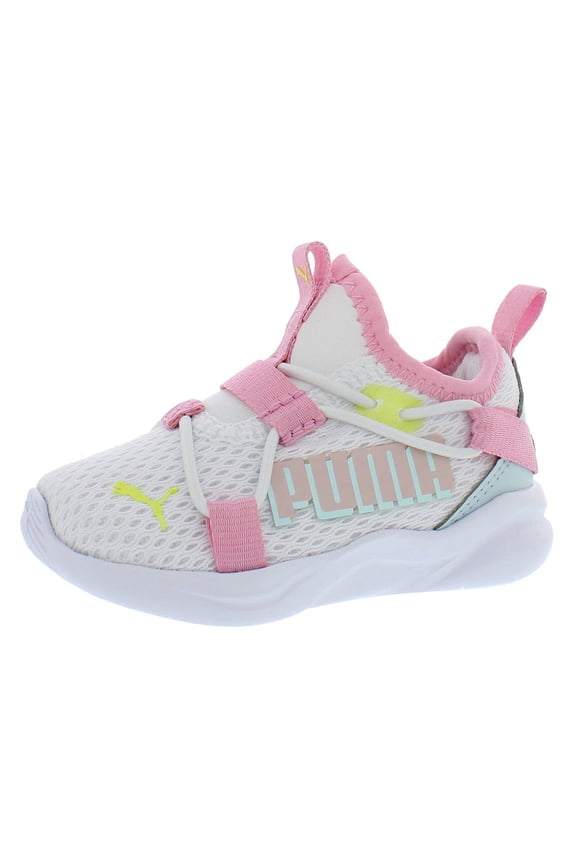 Rift Slip On Pop Glitch Baby Girls Shoes Size 6, Color: White/Pink