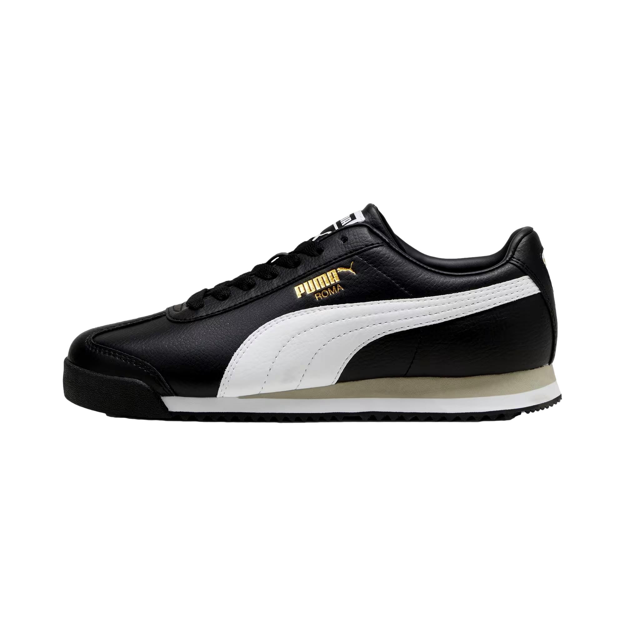 Puma Roma 24 Black White Sneakers 396868 02 Men\'s Size 12 NEW NO BOX! Puma Roma 24 Black White for sale | eBay main image 4